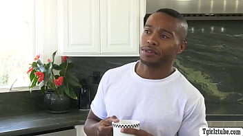 Curvy Ts Stepmom Nikki Vicious Welcomes Her Black Short Stepson Into Her Placethey Start Kissing Each Other And She Lets Him Lick And Fuck Her Ass thumbnail