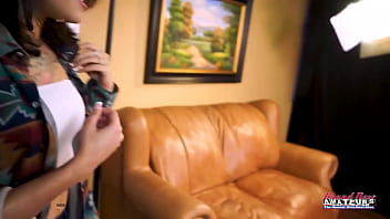 Inked skinny hottie rihanna dildo fucks her sweet wet pussy and gives a bj