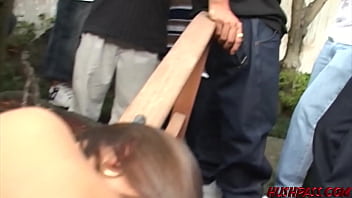 College slut kira gives these pledges quite the show