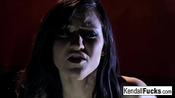 Sexy brunette masturbates