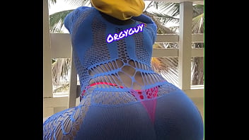 Pussy view beach resort outdoor flash