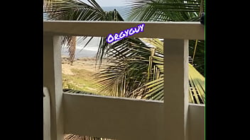Pussy view beach resort outdoor flash