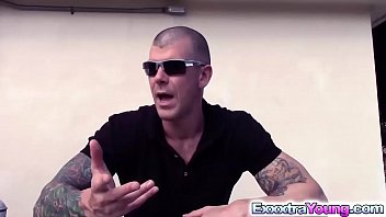 Petite teen kaylee jewels rides huge cock