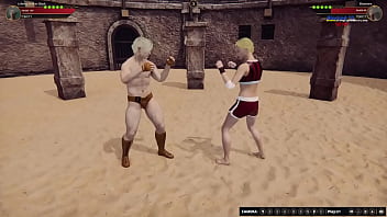 Johnny walker vs eleonore nf3d mma mixed combat maledom battle