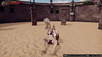 Johnny walker vs eleonore nf3d mma mixed combat maledom battle