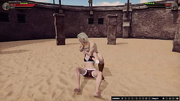 Johnny walker vs eleonore nf3d mma mixed combat maledom battle