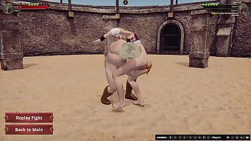 Johnny walker vs eleonore nf3d mma mixed combat maledom battle