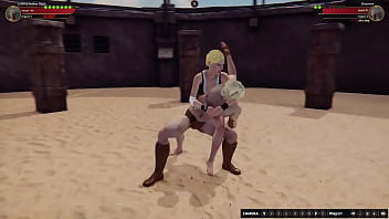 Johnny walker vs eleonore nf3d mma mixed combat maledom battle