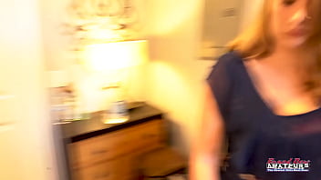 Cute kinky redhead astrid rubs her twat and enjoys to suck and ride a cock