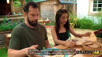 Daddy4k bf's stepdaddy served her hard fuck hot video with lunita galactica