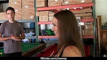 Desperate teen naked in public and fucks to pay rent 26