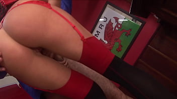 You'll get to watch as he picks up her one leg and slides his dick into her box pounding