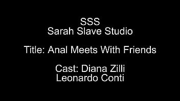 Anal meets with friends