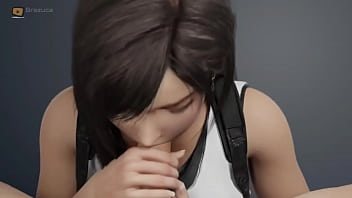 She shows how make a great blowjob