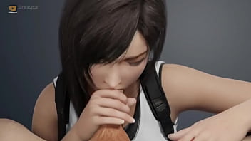 She shows how make a great blowjob