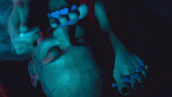 Goddess nick knows how to tease a foot lover