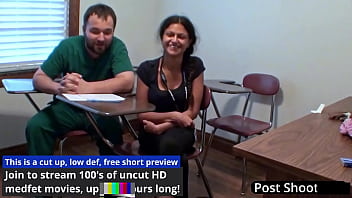 Freshman gets mandatory hitachi orgasm from doctor tampa yesenia sparkles