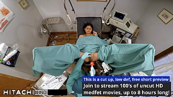 Freshman gets mandatory hitachi orgasm from doctor tampa yesenia sparkles
