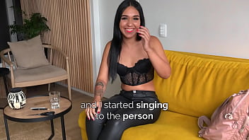 Cute innocent amateur model adelita at casting interview