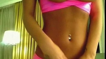 Busty amateur girl in sexy stripper outfits