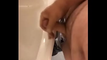 Masturbating in the bathroom
