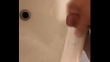 Masturbating in the bathroom