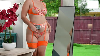 Pretty & raw bts maisey monroe strips down in seductive underwear fitting