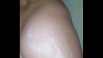 Slutty gf showing off in shower