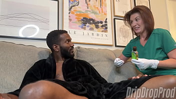 Nipple licking handjob with matt bishop