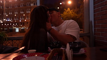 I sucked a guy in a cafe and then he fucked me at home