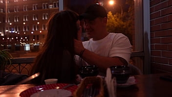 I sucked a guy in a cafe and then he fucked me at home