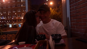 I sucked a guy in a cafe and then he fucked me at home