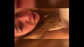 This blonde suburban slut has shaking orgasm