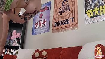 Sleepover wedgies with tall big bullying friend