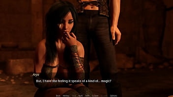 The lust city #38 blonde girl in the nature with her big tits stepmother