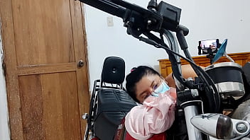 Sexy milf records herself undressing