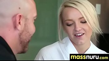 Japanese masseuse gives a full service massage 15