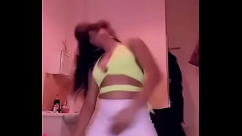 Tit falls out while she is dancing online