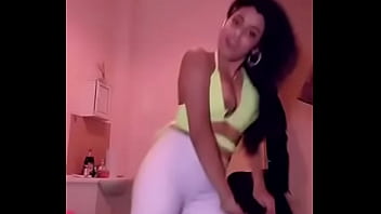 Tit falls out while she is dancing online