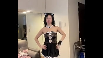 Sexy asian bunny costume play