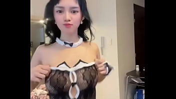 Sexy asian bunny costume play