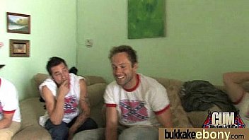 Dp group sex action with hot ebony slut 13