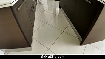 Teen drops to her knees to suck his cock myhotsis