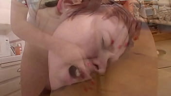 Lily cade and ryan keely fuck in the kitchen