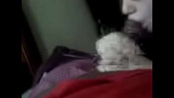 Adrianna blowing tim back