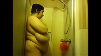 Bbw solo shower webcam