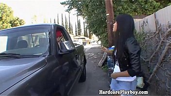 Amateur asian babe fucked from behind