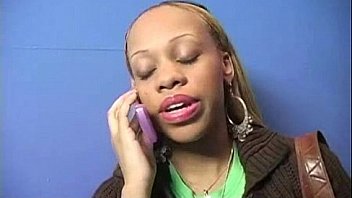 Black babe sucking cock gloryhole initiations 20