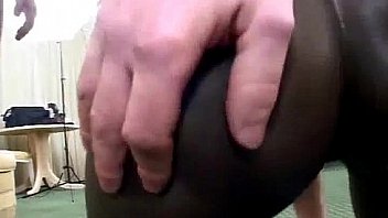 Horny black girl sucking 3 white cocks