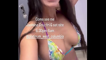 Come see me jazmine cruz fri & sat6 30pm 6amplatinum westwest columbia south carolina